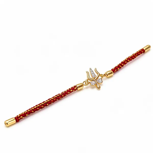 Red_And_Gold_Silver_925_Rakhi_For_Men