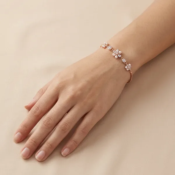 Rose_Gold_925_Sterling_Bracelet_For_Women
