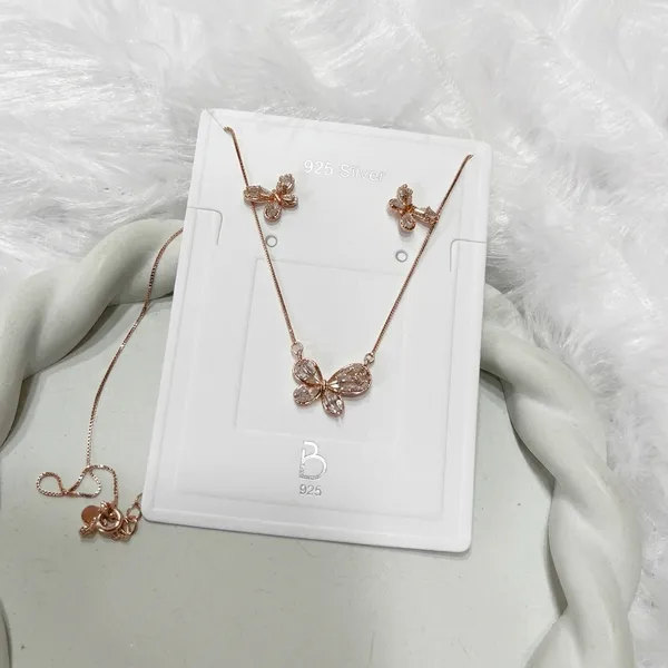 Rose_Gold_Silver_925_Sterling_Chain_And_Earrings_Set_For_Women
