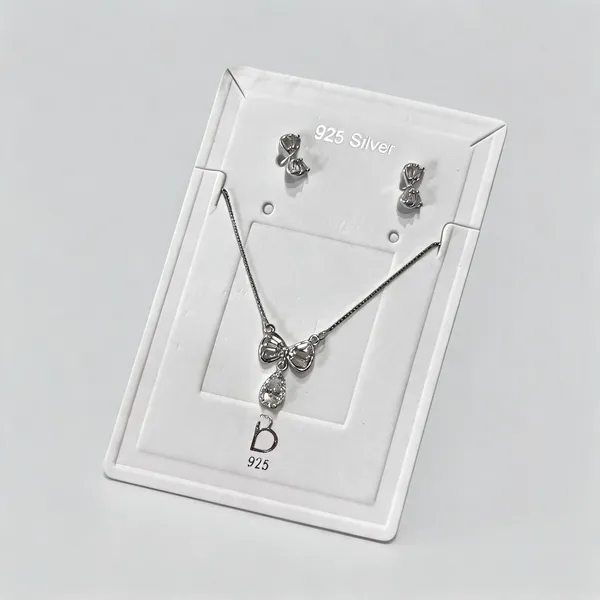 Silver_925_Sterling_Chain_And_Earrings_Set_For_Women