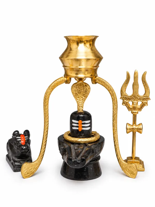Marble_Shiva_Lingam_Puja_Set_With_Nandi_Trishul_Kalash_Stand