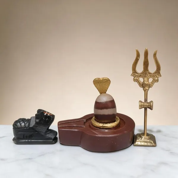 Narmadeshwar_Shivling_With_Plat_Jaldhara_Nandi_Trishul_And_Cobra_Nag_Pooja_Set
