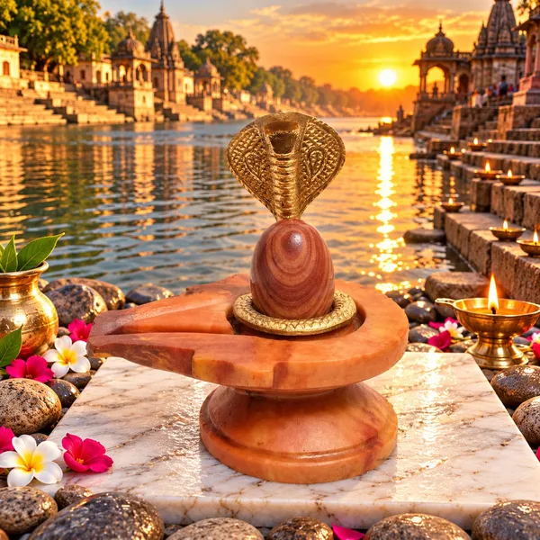 Janeudhari_Shivling_With_Chandan_Colour_Jaladhari_With_Cobra_Nag