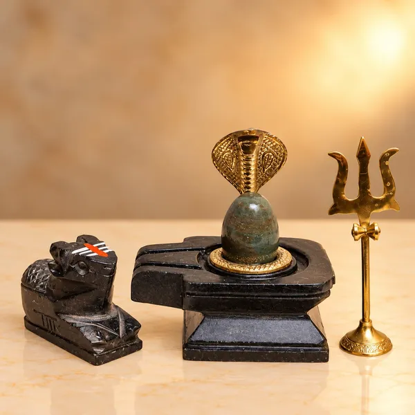 Narmada_Stone_Janeudhari_Shivling_Square_Jaladhari_With_Cobra