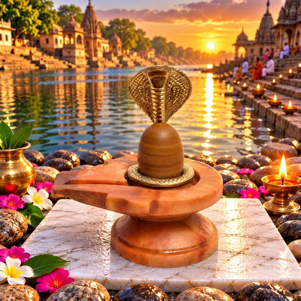 Pitambeshwar_Shivling_With_Chandan_Colour_Jaladhari_And_Nag