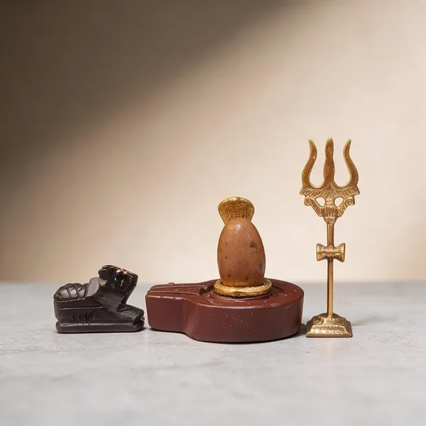 Narmadeshwar_Shivling_With_Plat_Jaldhara_Nandi_Trishul_And_Cobra_Nag_Pooja_Set