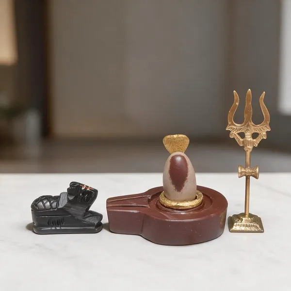 Narmadeshwar_Shivling_With_Plat_Jaldhara_Nandi_Trishul_And_Cobra_Nag_Pooja_Set