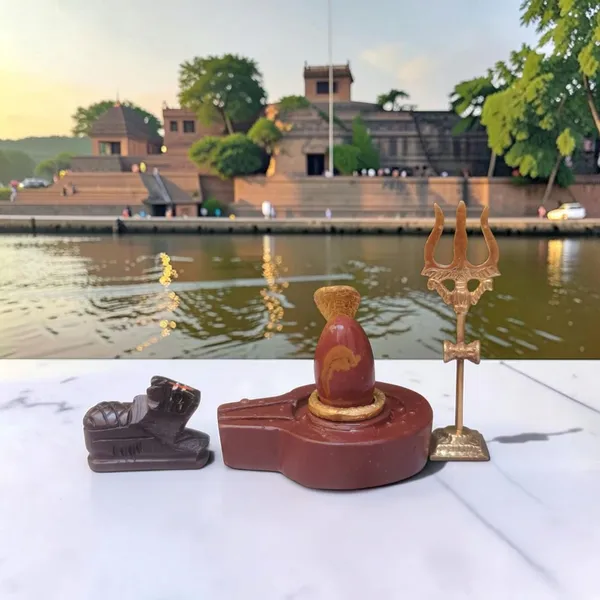 Narmadeshwar_Shivling_With_Plat_Jaldhara_Nandi_Trishul_And_Cobra_Nag_Pooja_Set