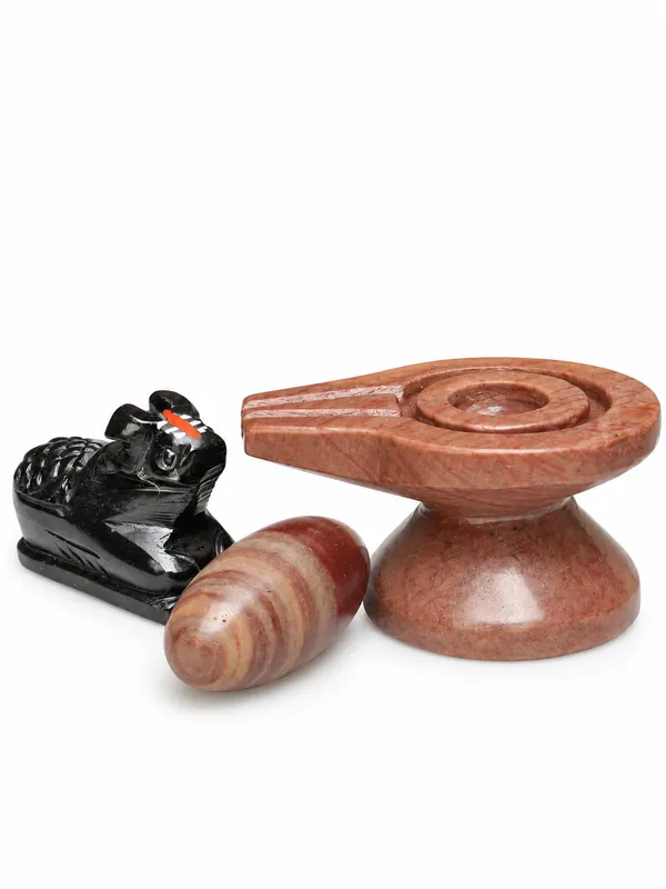 Narmada_Stone_Janeudhari_Shivling_Set_With_Jaladhari_And_Nandi