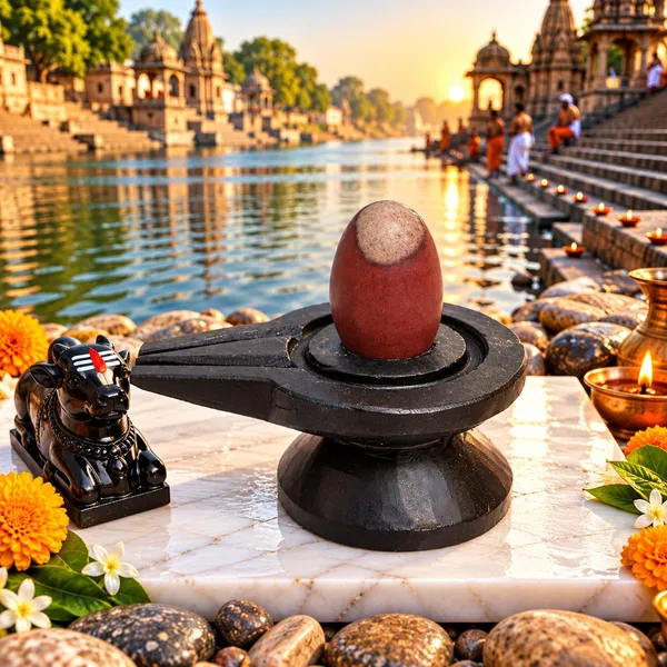 And_Narmada_Stone_Jatadhari_Shivling_Full_Combo_Set_Nag_Trishul_Nandi_Kalash