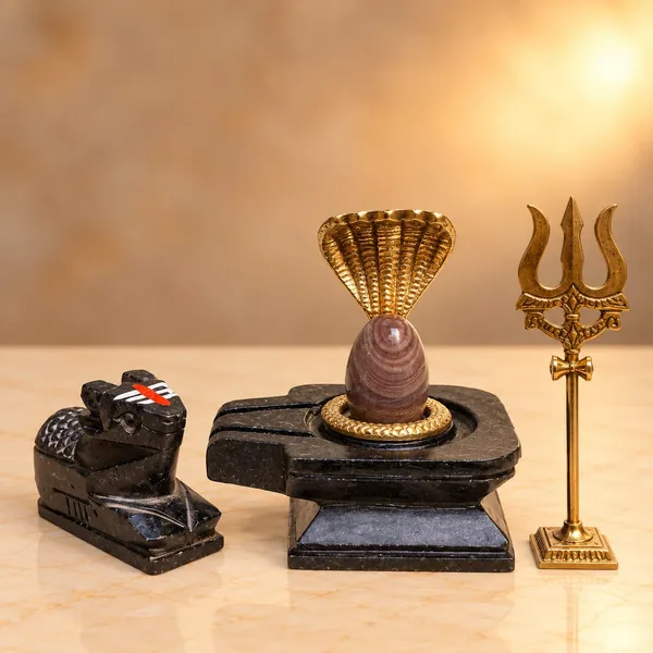 Narmada_Stone_Shivling_Square_Jaladhari_Set_With_Cobra_Nag_Trishul_Nandi