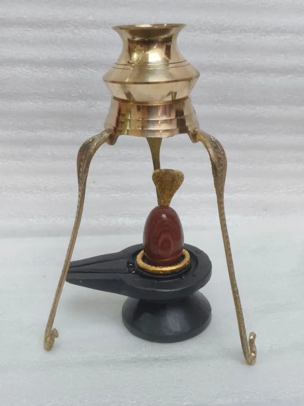 Narmada_Stone_Tilakdhari_Shivling_Full_Combo_Set_With_Nandi_Trishul_Kalash
