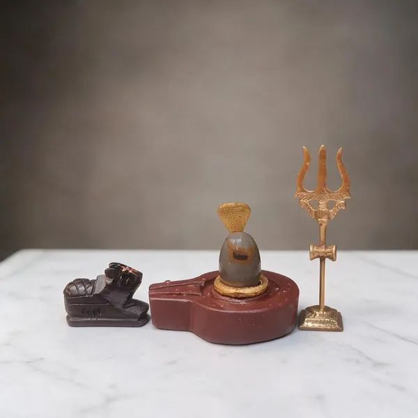 Narmadeshwar_Shivling_With_Plat_Jaldhara_Nandi_Trishul_And_Cobra_Nag_Pooja_Set