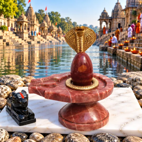 Stone_Tilakdhari_Shivling_With_Nag