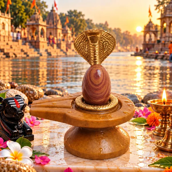 Narmada_Stone_Janeudhari_Shivling_Set_With_Cobra_Nag_And_Nandi
