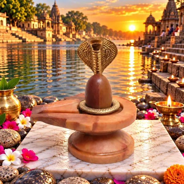 Narmada_Stone_Ardhnareshwar_Shivling_Set_With_Cobra_Nag