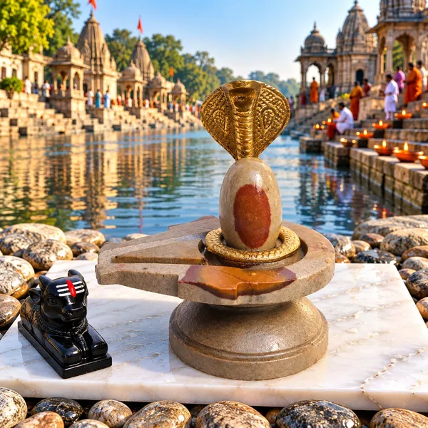 Tilakdhari_Shivling_With_Cobra_Nag