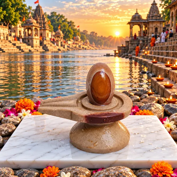 Narmada_Stone_Tilakdhari_Shivling_Full_Combo_Set_With_Nandi_Trishul_Kalash
