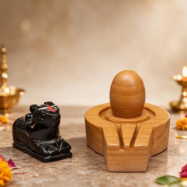 Wooden_Narmadeshwar_Shivling_With_Plat_Jaldhara_Nandi