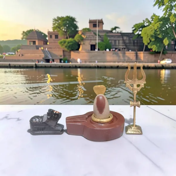 Narmadeshwar_Shivling_With_Plat_Jaldhara_Nandi_Trishul_And_Cobra_Nag_Pooja_Set