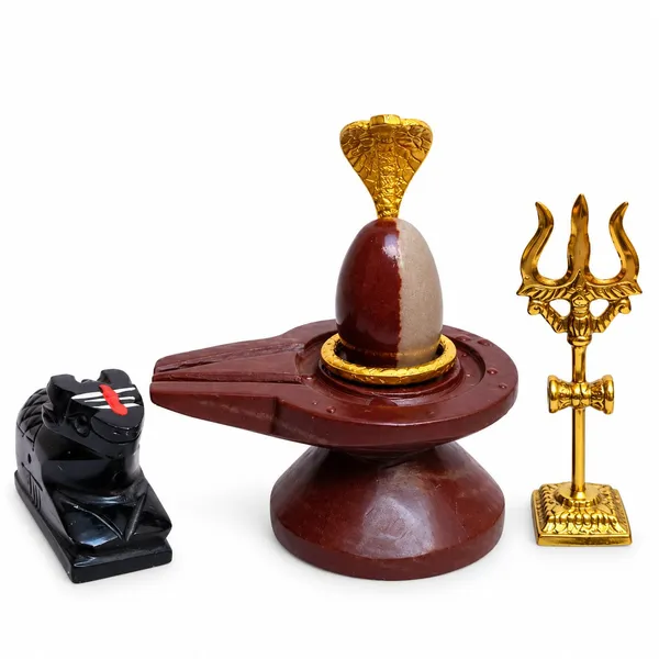 Narmada_Stone_Ardhanareshwar_Shivling_Full_Combo_Set_Nag_Trishul_Nandi