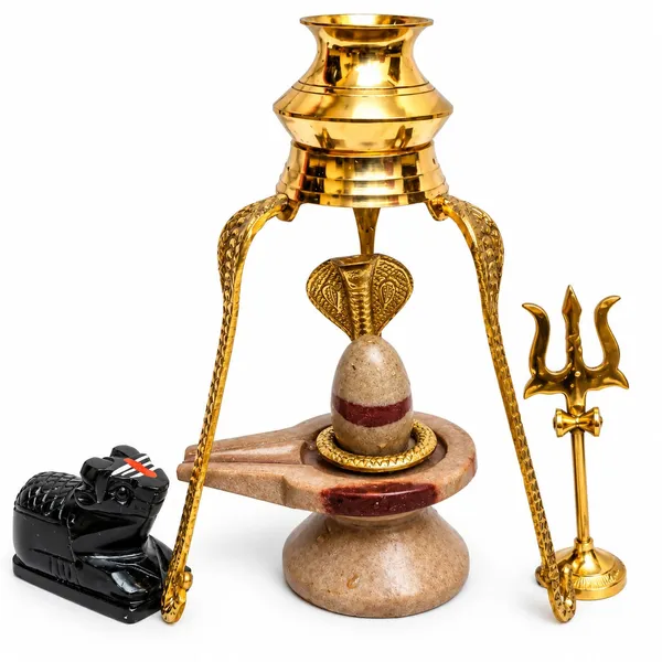 Narmada_Stone_Tilakdhari_Shivling_Full_Combo_Set_With_Nag_Trishul_Nandi
