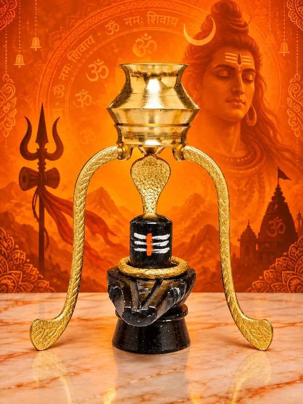 Marble_Shiva_Lingam_Puja_Set_With_Nandi_Trishul_Kalash_Stand