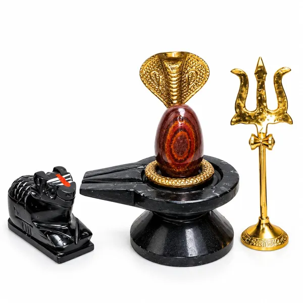 Narmada_Stone_Janeudhari_Shivling_Full_Combo_Set_Nag_Trishul_Nandi_Kalash
