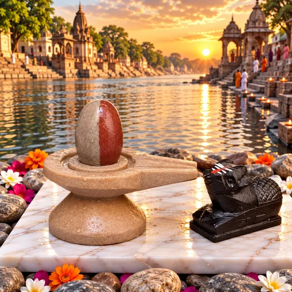 Narmadeshwar_Ardhnarishwar_Shivling_With_Jaldhara_And_Nandi_Pooja_Set