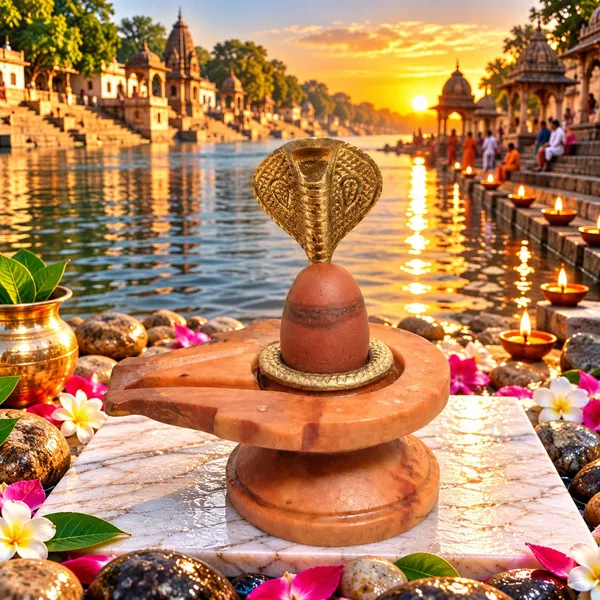 Narmada_Stone_Tilakdhari_Shivling_Set_With_Cobra_Nag_Jaladhari