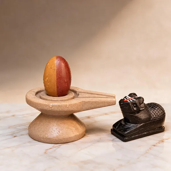 Narmadeshwar_Antique_Ardhnarishwar_Shivling_With_Jaldhara_And_Nandi_Pooja_Set