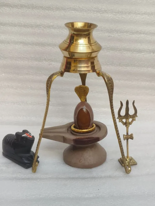 Narmada_Stone_Tilakdhari_Shivling_Full_Combo_Set_With_Nandi_Trishul_Kalash