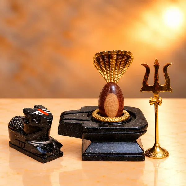 Narmada_Stone_Shivling_Square_Jaladhari_Set_With_Cobra_Nag_Trishul_Nandi
