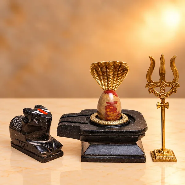 Narmada_Stone_Shivling_Square_Jaladhari_Set_With_Cobra_Nag_Trishul_Nandi