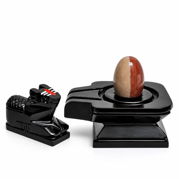 Narmada_Stone_Ardhnareshwar_Shivling_Square_Jaladhari_With_Cobra_Nag