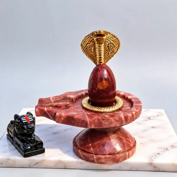 Stone_Tilakdhari_Shivling_With_Nag