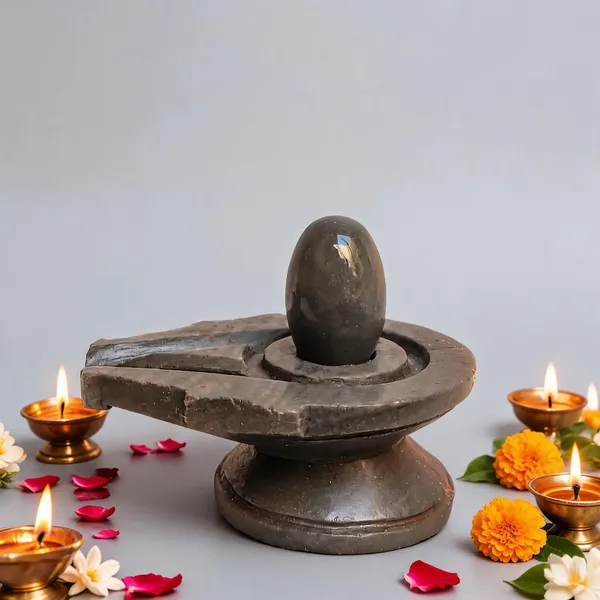 Green_Green_Narmada_Stone_Nilkanteshwar_Shivling_With_Jaladhari_Home_Puja