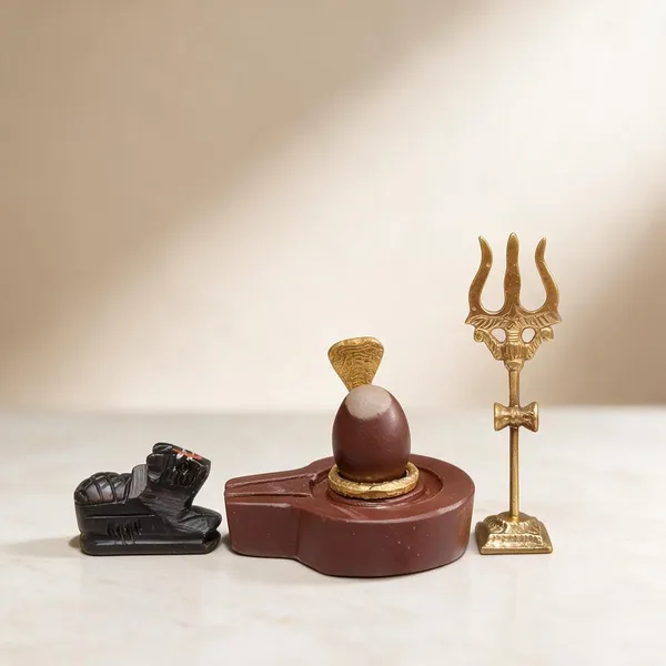 Narmadeshwar_Shivling_With_Plat_Jaldhara_Nandi_Trishul_And_Cobra_Nag_Pooja_Set