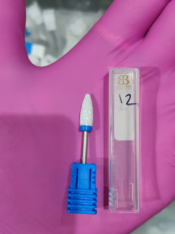 White_Tapered_Nail_Drill_Bit