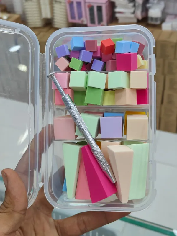 Multicolor_Foam_Craft_Pieces_With_Metal_Tool_Storage_Box