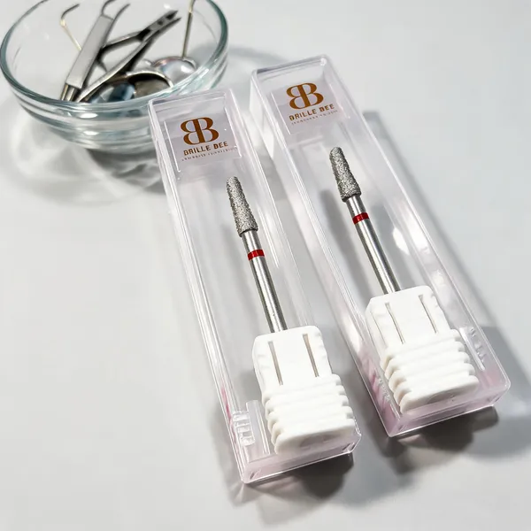 Brille_Bee_Zirconia_Ceramic_Textured_Cylindrical_Nail_Drill_Bit_With_Case__Pack_of_2