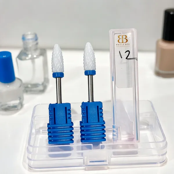 Brille_Bee_Tapered_White_Ceramic_Nail_Drill_Bit__Pack_of_2