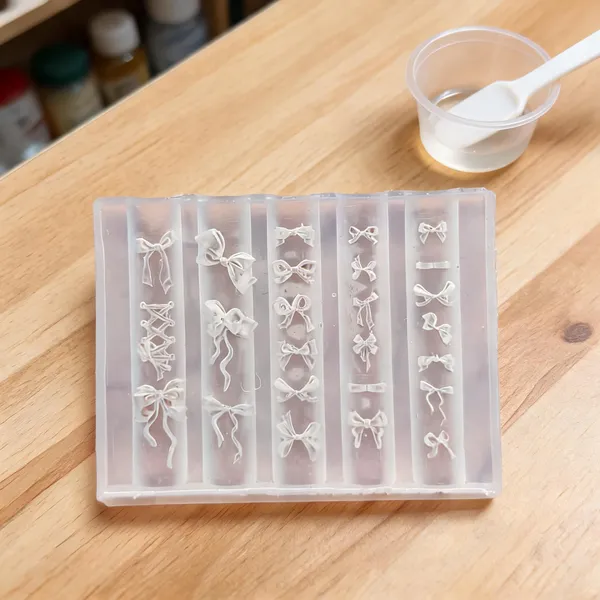 Brille_Bee_Bow_Ribbon_Pattern_Silicone_Resin_Craft_Mould
