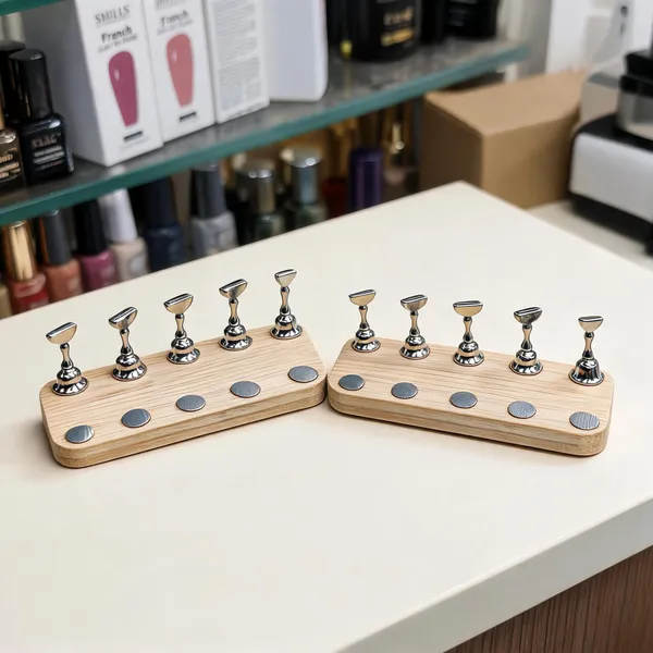 Brille_Bee_Wood_Look_Five_Post_Nail_Tip_Display_Stand__Pack_of_2