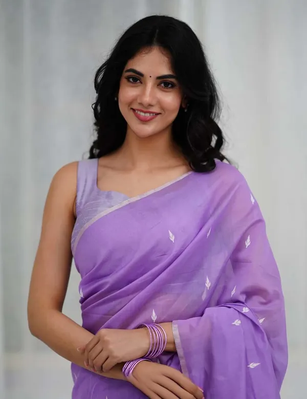 Lilac_Premium_Silk_And_Cotton_Saree_For_Women