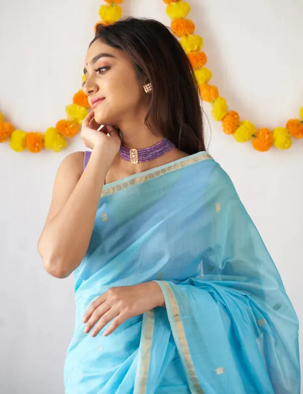 Sky_Blue_And_Lavender_Premium_Silk_And_Cotton_Saree_For_Women