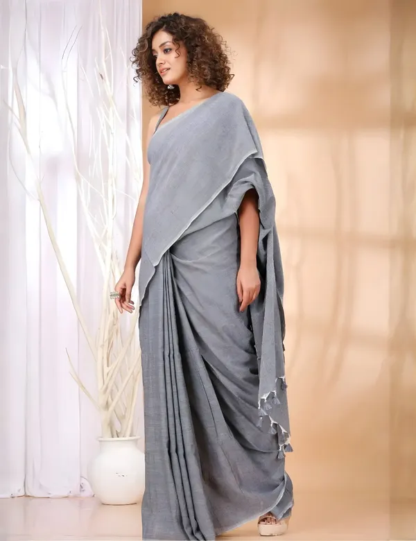 Grey_Premium_Cotton_Saree_For_Women
