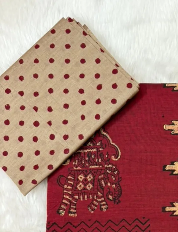 Maroon_Premium_Cotton_Saree_For_Women