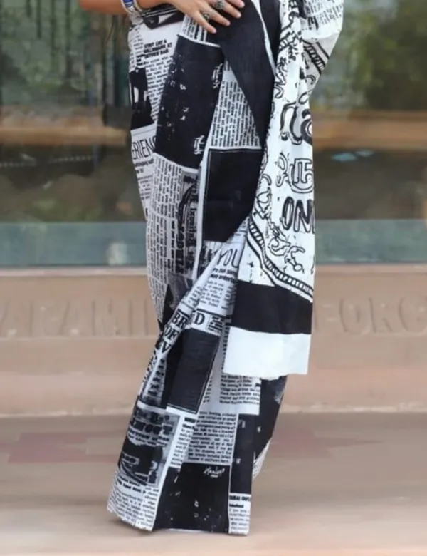 White_Premium_Mul_Cotton_Saree_For_Women