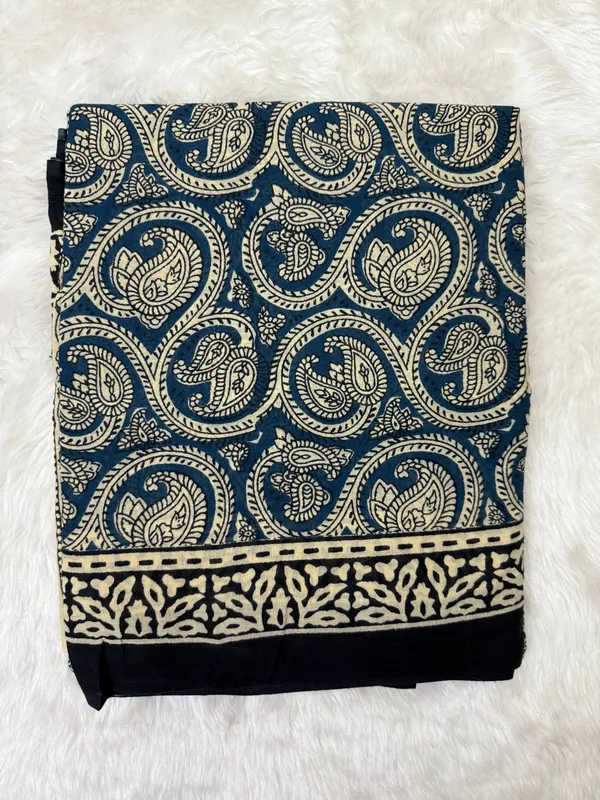 Indigo_Premium_Mul_Cotton_Saree_For_Women